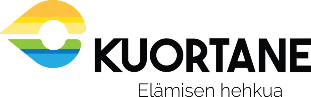 Monivärinen musta logo sloganilla jpg