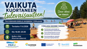 PAKU-hankkeen järjestämän kaikille avoimen työpajan mainoskuva